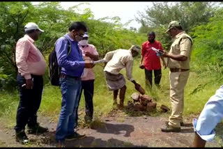 survey-of-india-identifying-ap-karnataka-borders-on-second-day