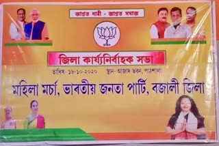 Pathsala bjp mahila marcha executive meeting assam etv bharat news