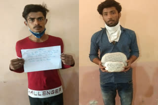 two-smugglers-arrested-with-illegal-weapons-and-cannabis-in-noida