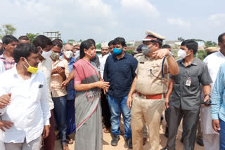 Minister Sabita Indrareddy's visit to Jal Palli Municipality