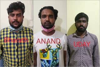 attibele police arrest three accused