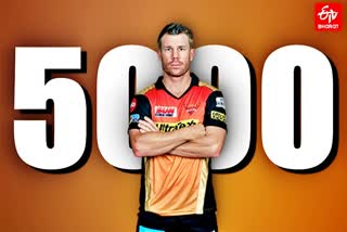 david warner becomes first foreign player to complete 5000 runs in ipl