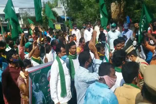 tribals-protest-against-lrs-in-agencies-in-bhadradri-kothagudem