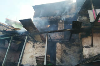 relief to fire victim and dead person family