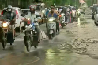 Flood-like situation in parts of Pune after heavy rainfall in the area