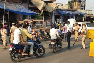 दौसा पुलिस दिखी एक्शन में, Dausa police seen in action