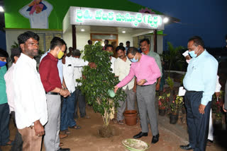 nirmal collector review on raithu vedika at sarangapur mandal