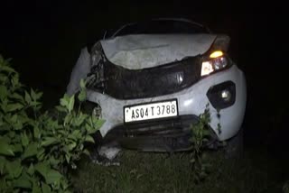 Road Accident In Moran, One Dead, Two Injured