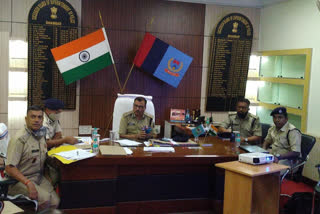 DGP holds a meeting with police officers in Dhanbad