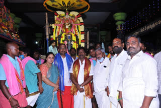 elamma ammavaru decorated with  gajalaxmi at chanadragiri