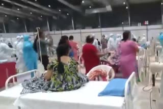 WATCH: Patients perform Garba with with health workers