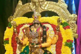 Devi Sarannavarathrulu celebrations in Bhadradri temple