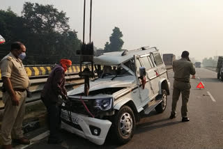 NH-28 पर भीषण सड़क दुर्घटना