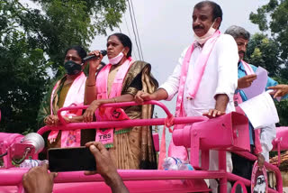 trs candidate solipet sujatha campaign in rayapolu mandal