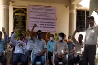 PR Engineers Protest in visakha District