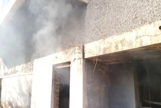 alwar arson news, fire in talkies