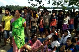 public protest aginest bjp leader brahampur