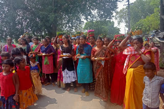 Bonalu festival in nirmal district