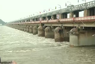 flood flow to Prakasam Barrage is gradually decreasing