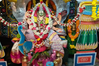 goddess kanakadurga as saraswathi matha in tanuku temple