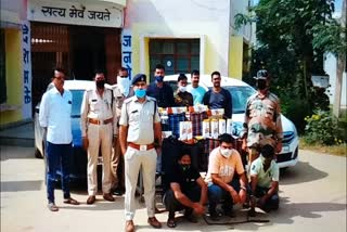 police seized illegal liquor