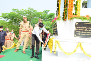 police Martyrs' Reform Day celebrations in rajanna sircilla district