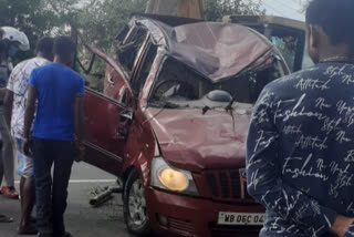 mp_arjun_singh_convoy's_car_got_accident