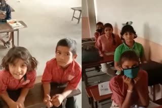 violation of corona guidelines in private school of palwal district