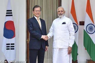 Modi held talks with the Prime Minister of South Korea