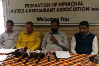 Himachal Hoteliers Press Conference