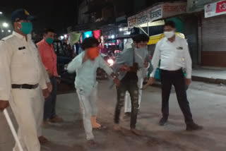 procession of the accused who attacked the police in indore