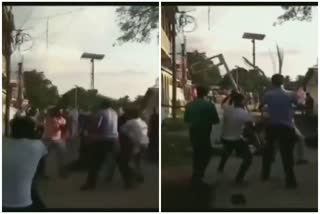 West Bengal TMC workers attack on BJP workers