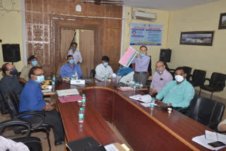 Collector and others during the meeting
