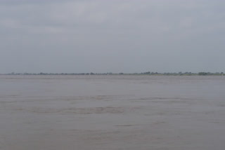 Bhima river flowing decreasing..