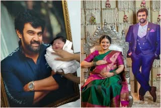 Sandalwood actress meghana raj gave birth to baby boy