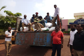 illegal storage of ration rice was captured by police sangareddy district