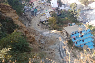 Landslide threat on Kharadi