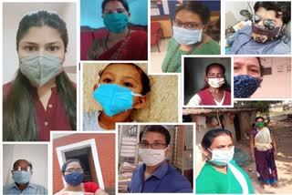 people posted selfies with masks in 1 hour in ranchi