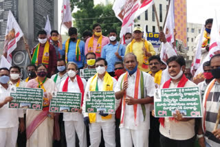 jac protest for amaravathi