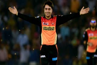 Rashid Khan mimics Muralitharan to pick Rajasthan's Wicket