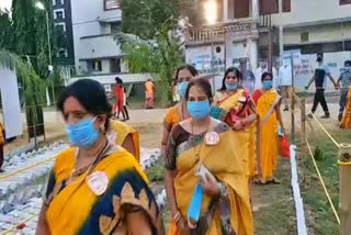 corona checkup campaign conducted for durga puja in seraikela