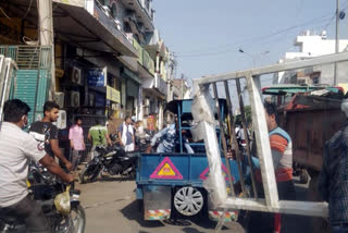 Municipality runs encroachment remove compaign in gannaur