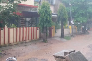 Heavy rain in Shivamogga district
