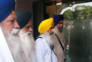 Shiromani Akali Dal (Democratic) Leader Sewa Singh Sekhwan Arrives At sri Akal Takht sahib