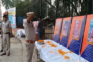 Organized flag day for police martyrs in Hisar