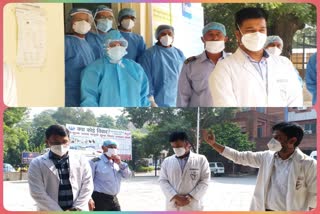 LNJP  Hospital Resident doctors submit memorandum to CM Arvind Kejriwal