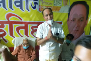 Rebel candidate Rajiv Sharma