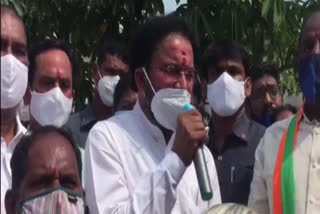 Submit report on Telangana rain  report on Telangana rain damage  Telangana rain damage soon  Union Minister of State for Home Affairs G Kishan Reddy  G Kishan Reddy  Telangana to assess the damage  Submit report on Telangana rain damage soon, Central team told  തെലങ്കാനയിൽ വെള്ളപ്പൊക്കം  തെലങ്കാനയിലെ പ്രളയബാധിത പ്രദേശങ്ങൾ സന്ദർശിച്ച് ജി. കിഷൻ റെഡ്ഡി  തെലങ്കാനയിലെ പ്രളയബാധിത പ്രദേശങ്ങൾ  തെലങ്കാനയിൽ പ്രളയം  തെലങ്കാനയിലെ പ്രളയ