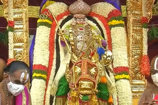 Srivari aswavahana seva