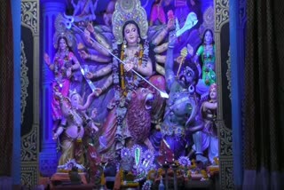 astami puja start with amid covid-19 restrictions